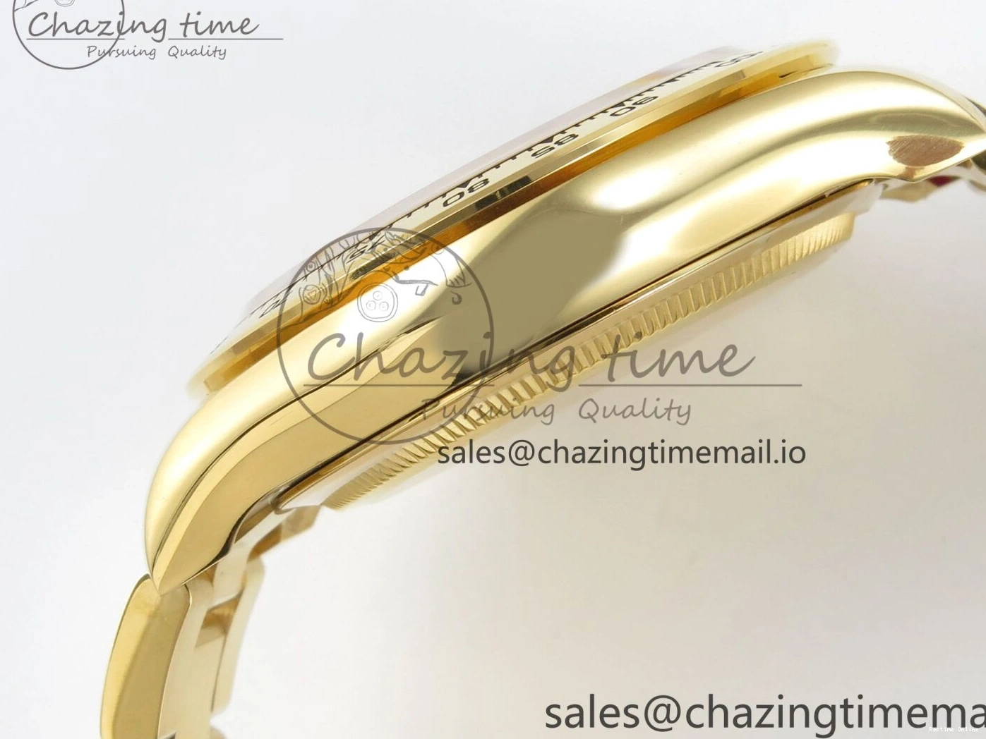 1228 Casual Daytona 126508 YG QF 1:1 Best Edition YG Dial Crystal Markers On YG Bracelet SH4131 V6 (Gain Weight) 305